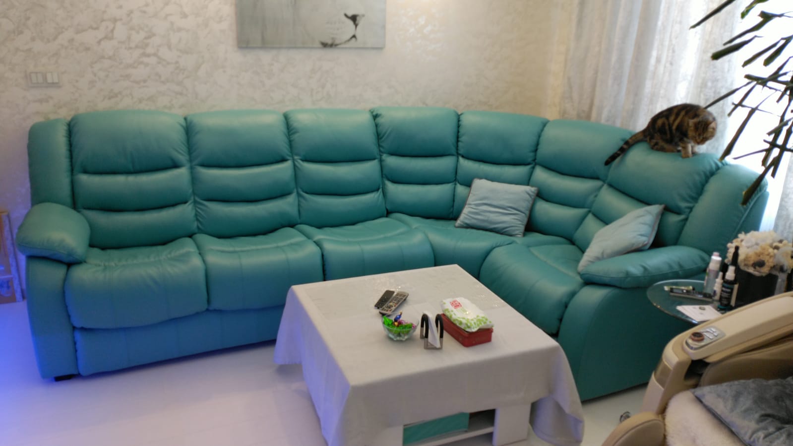 Перетяжка дивана на дому. Щёлковская